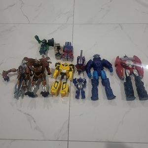 Transformers Figurines Lot Of 10